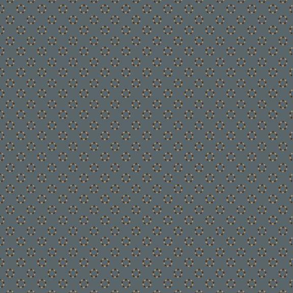 Marcus Fabrics Maple House, R170826D, Blue, Pam Buda