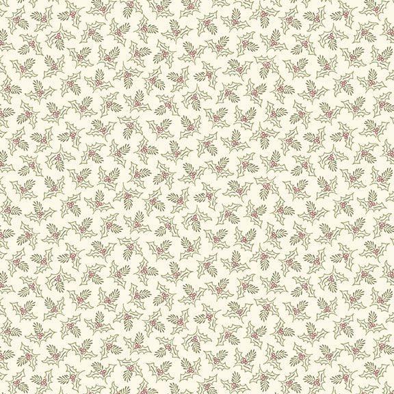 Marcus Fabrics Songbird Holiday, R190954D, Cream, Cindy Staub