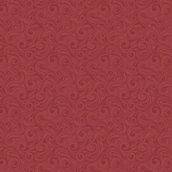 Marcus Fabrics Songbird Holiday, R190957D, Red, Cindy Staub