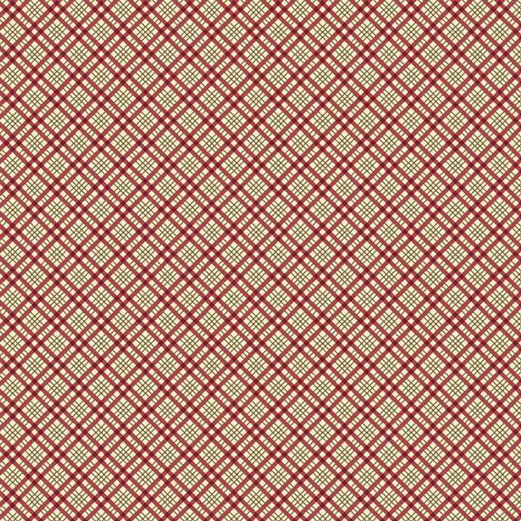 Marcus Fabrics Songbird Holiday, R190960D, Red, Cindy Staub