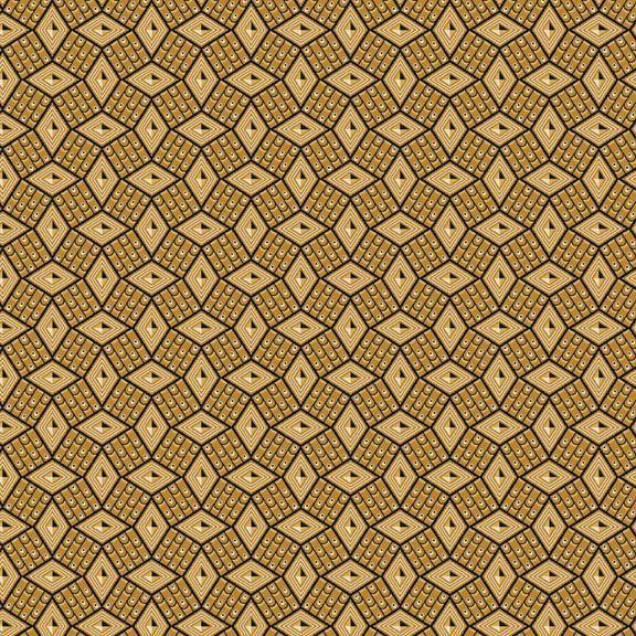 Marcus Fabrics Starfall, R751005D, Gold,