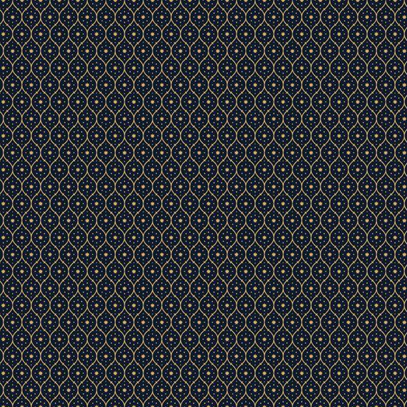 Marcus Fabrics Starfall, R751008D, Navy,