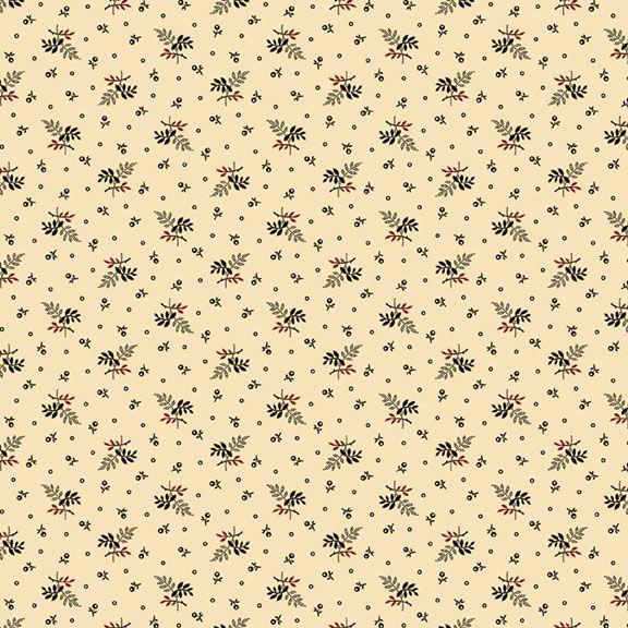 Marcus Fabrics Strawberry Emery, R170871D, Cream, Pam Buda