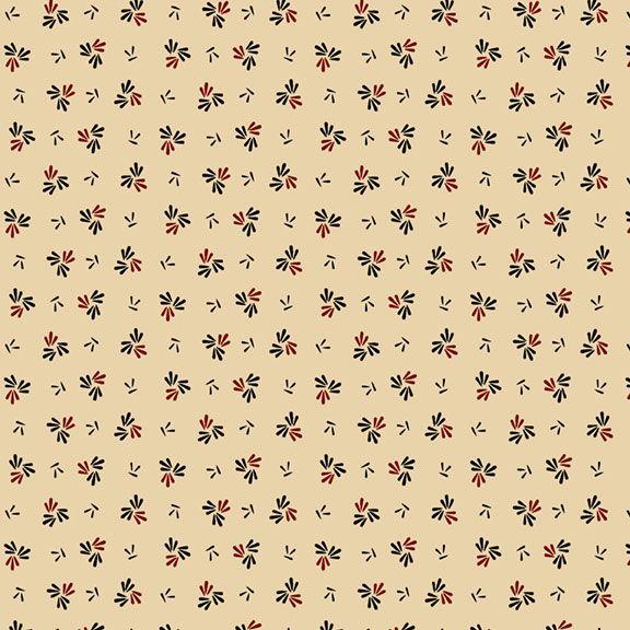 Marcus Fabrics Strawberry Emery, R170872D, Tan, Pam Buda