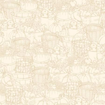 Maywood Studio, E E Schenck, Sweater Weather, Cream Baskets-N-Buckets