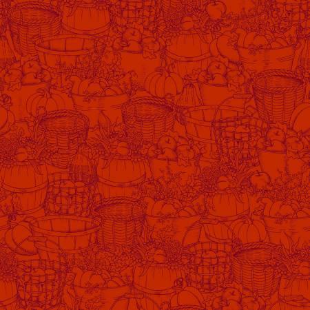 Maywood Studio, E E Schenck, Sweater Weather, Orange Baskets-N-Buckets