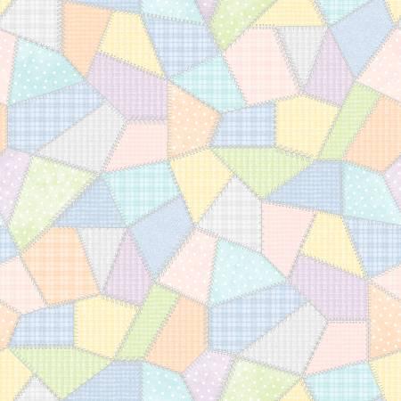Maywood Studio, Patchwork Woolies, MASF11310-Z2, Light Multi,