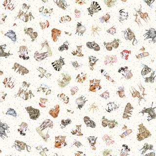 Maywood Studios, Together Is Better, 11121M-E, Cream, Animals