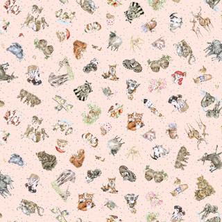 Maywood Studios, Together Is Better, 11121M-P, Pale Pink, Animals