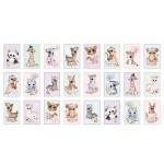 Michael Miller Animal Babies, DDC11626-MULT-D, Multi, Pretty Little Lines