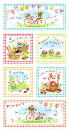 Michael Miller, Louise Nisbet, Picnic By The Lake, DDC9841-WHIT, White