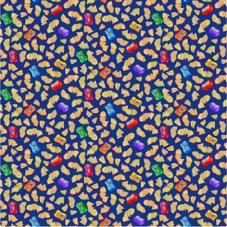 Michael Miller, MMF Collection, Back to School, vCX10952-ROYA-D, Royal