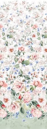 Michael Miller, Rosy, DCX10070-BWHT, Bright White