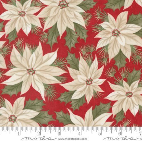 Moda A Christmas Carol, 44350 13, Crimson, 3 Sisters