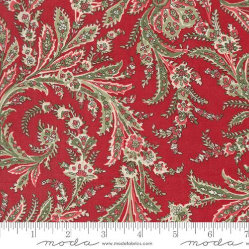 Moda A Christmas Carol, 44353 13, Crimson, 3 Sisters