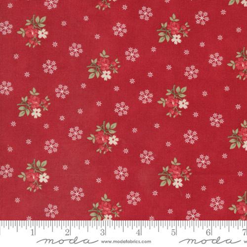 Moda A Christmas Carol, 44354 13, Crimson, 3 Sisters
