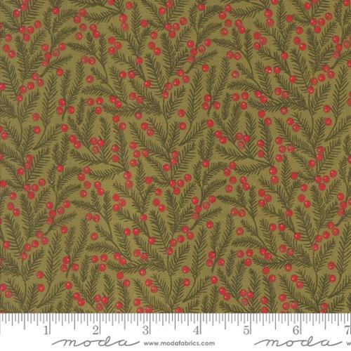 Moda Berry And Pine, 5243 12, Sage,