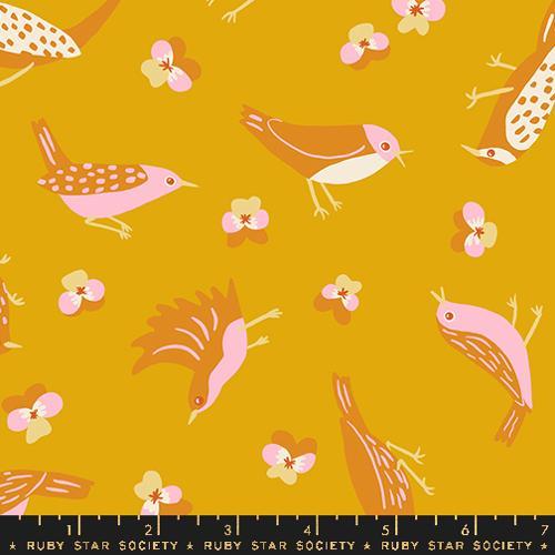 Moda Bird Is The Word, RS3076 14, Goldenrod,