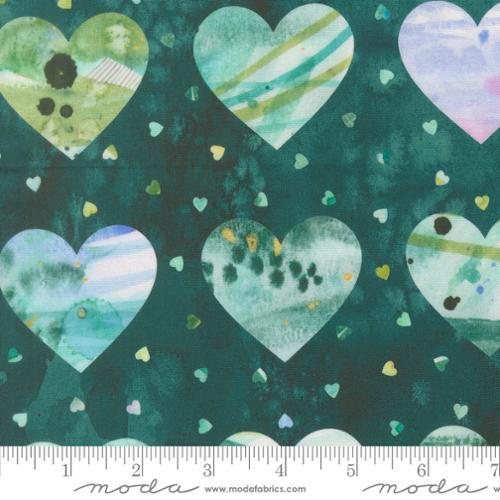 Moda, Fleur The Love, 39884 18, Dark Teal,