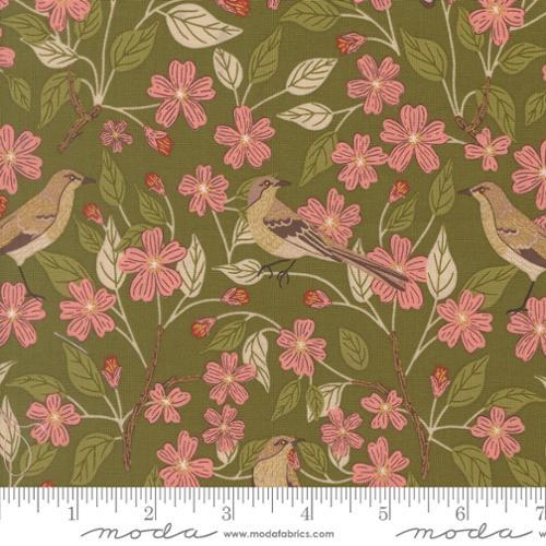Moda Ladybug Whimsy, 48441 17M, Metal Grass,