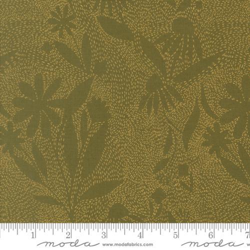 Moda Ladybug Whimsy, 48445 17M, Metal Grass,