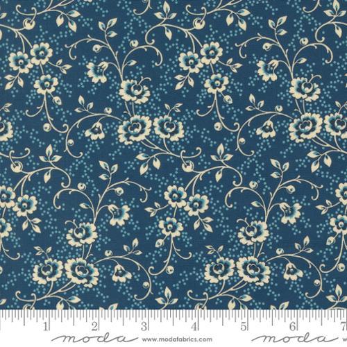 Moda Lydias Lace, 31683 16, Indigo, Betsy Chutchian