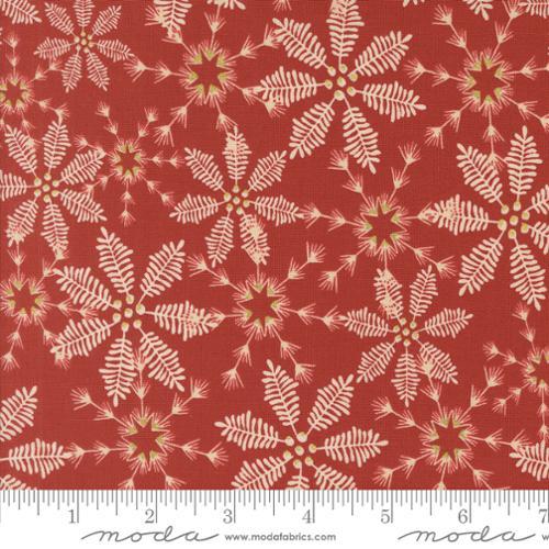 Moda Old World Yuletide, 45624 18M, Poinsettia,