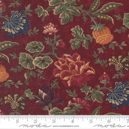 Moda, Quail Run, 9830 13, Brick, Flowers, Greenery