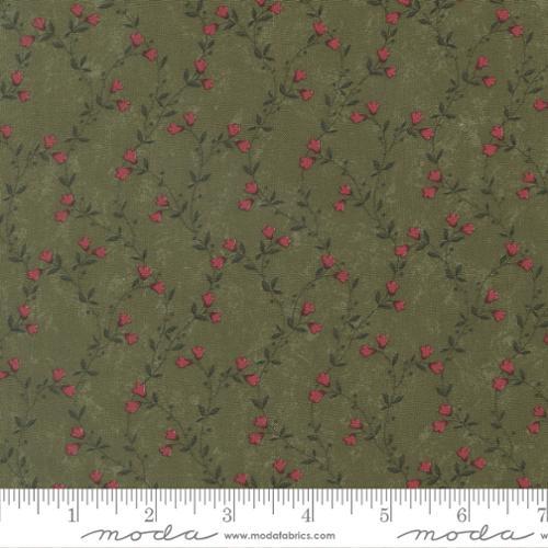 Moda, Quail Run, 9831 15, Grass, Green, Vines, Flowers