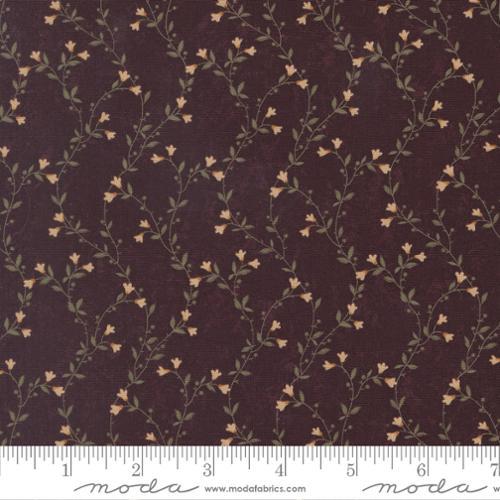 Moda, Quail Run, 9831 16, Mulberry, Flowers, Vines