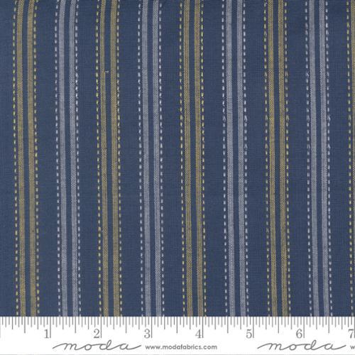 Moda, Summer Solstice, 12224 30, Nautical Blue, Blue Striped