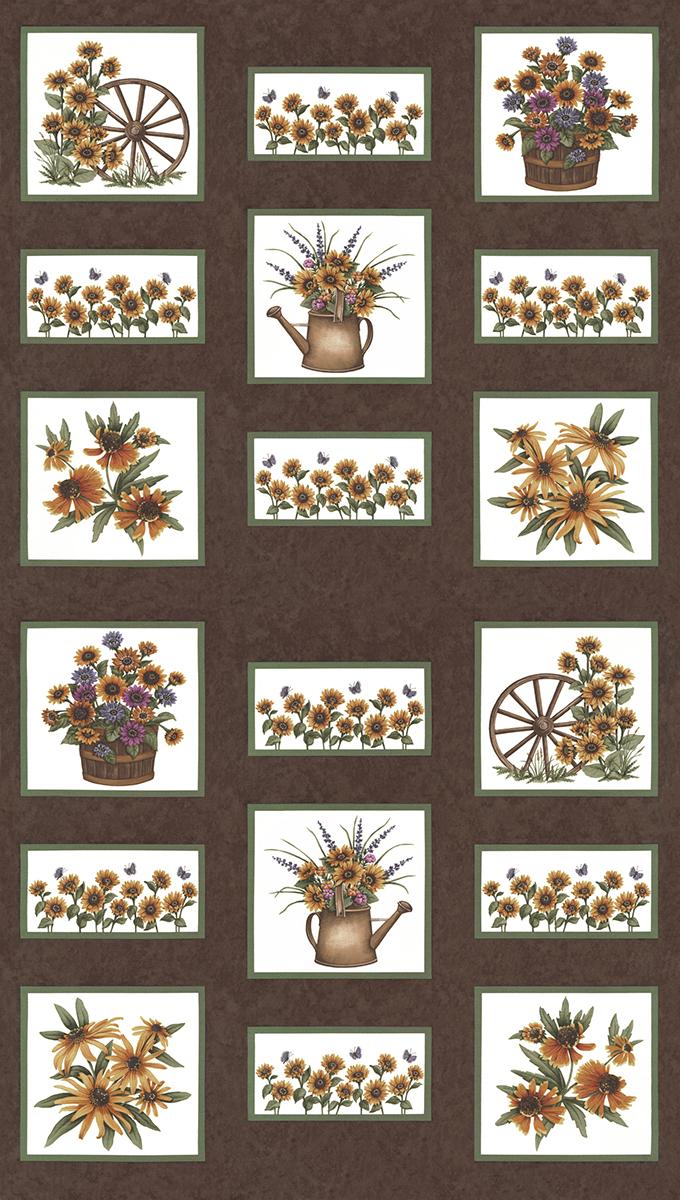 Moda Sunflower Garden, , Panel