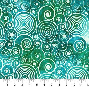 Northcott Abstraction, 83814-62,  Turquoise,