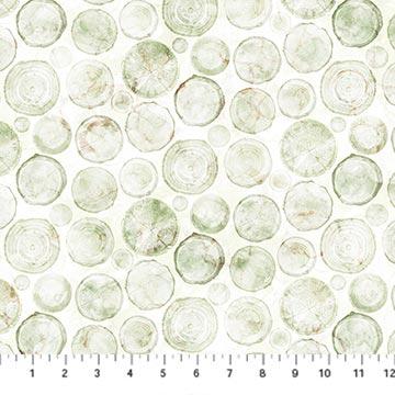 Northcott, Attitude, DP29161-10, Off White/Green,