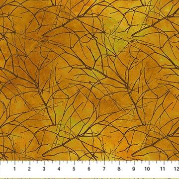 Northcott Autumn Splendor, 26685-54, Rust, Linda Ludovico