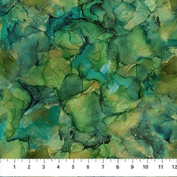 Northcott Cedarcrest Falls, DP26911-78, Green, Deborah Edwards