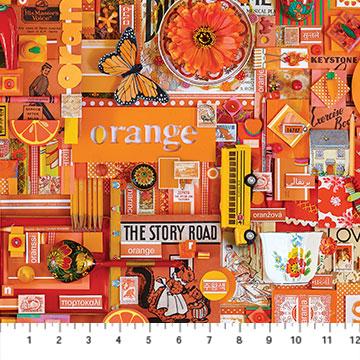 Northcott Color Collage, Orange
