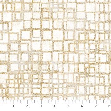 Northcott, Gatsby, 29254M-12, Cream/Taupe,
