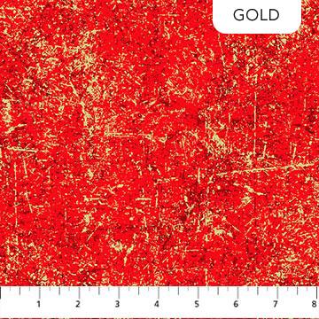 Northcott Glisten Holiday Luxe, 10333M-24, Holly Berry, Patrick Lose