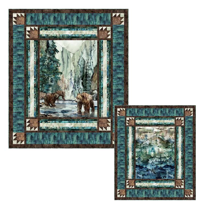Northcott Northern Peaks, PTN3072, Pattern, Deborah Edwards