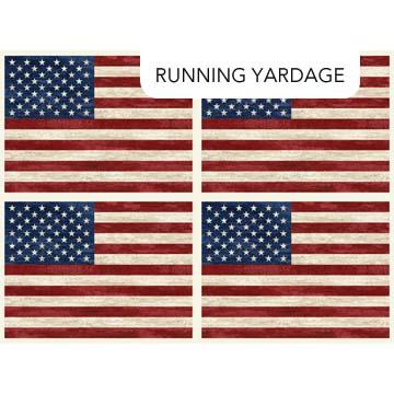 Northcott Stars And Stripes 11, DP25337-11, Cream, Stonehenge