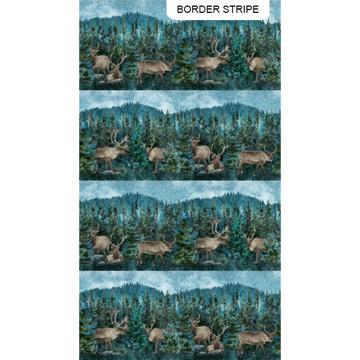 Northcott Stonehenge Migrati, DP27151-68, Dk Teal Multi,