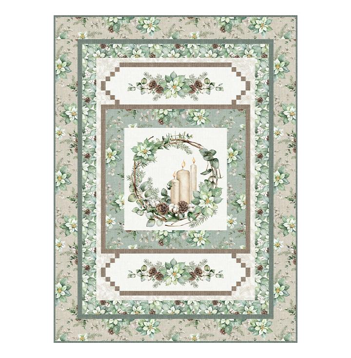 Northcott Wt. Linen Christmas, PTN3104, Pattern, Northcott Studio