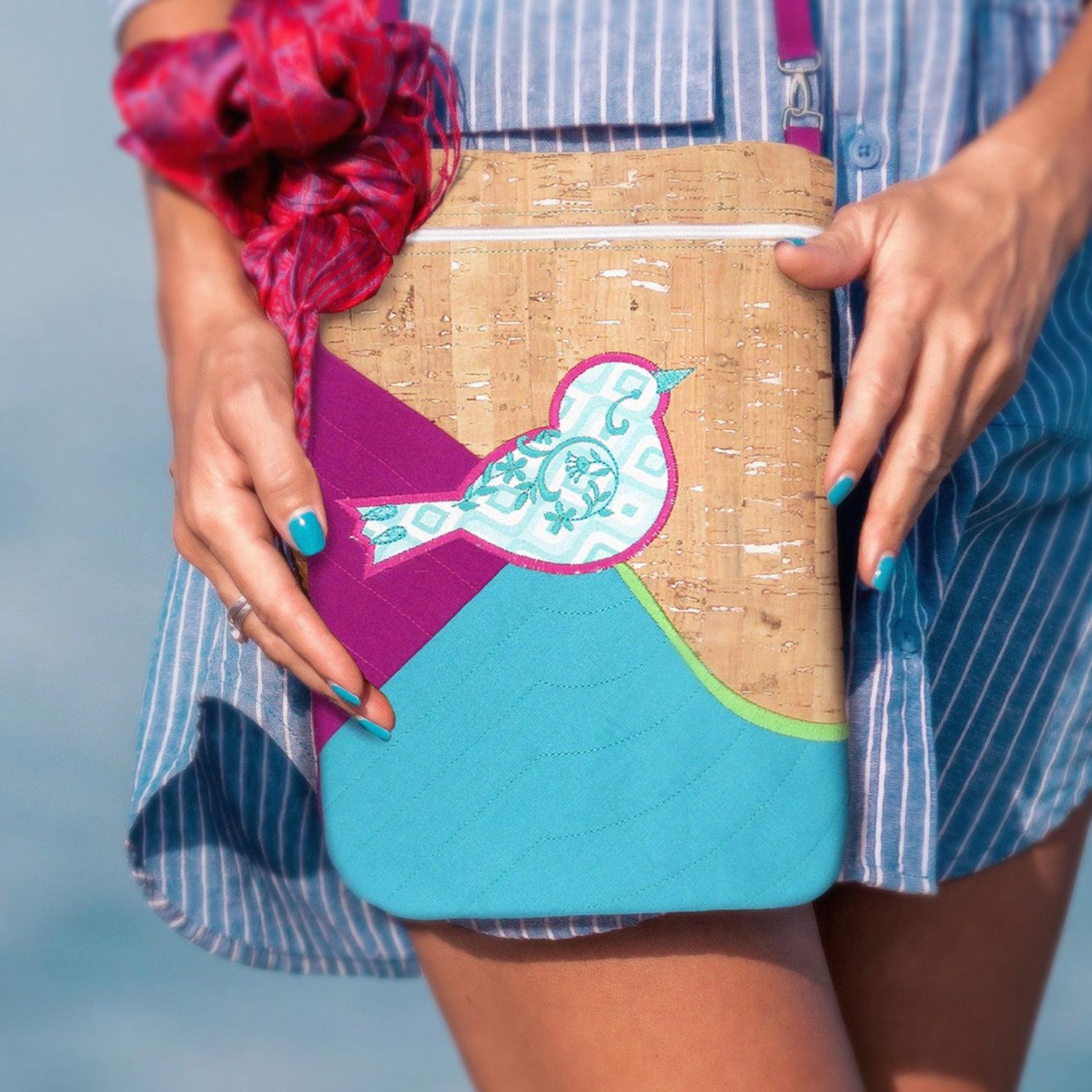 OESD Colorblock Cork Machine Embroidery Designs, USB