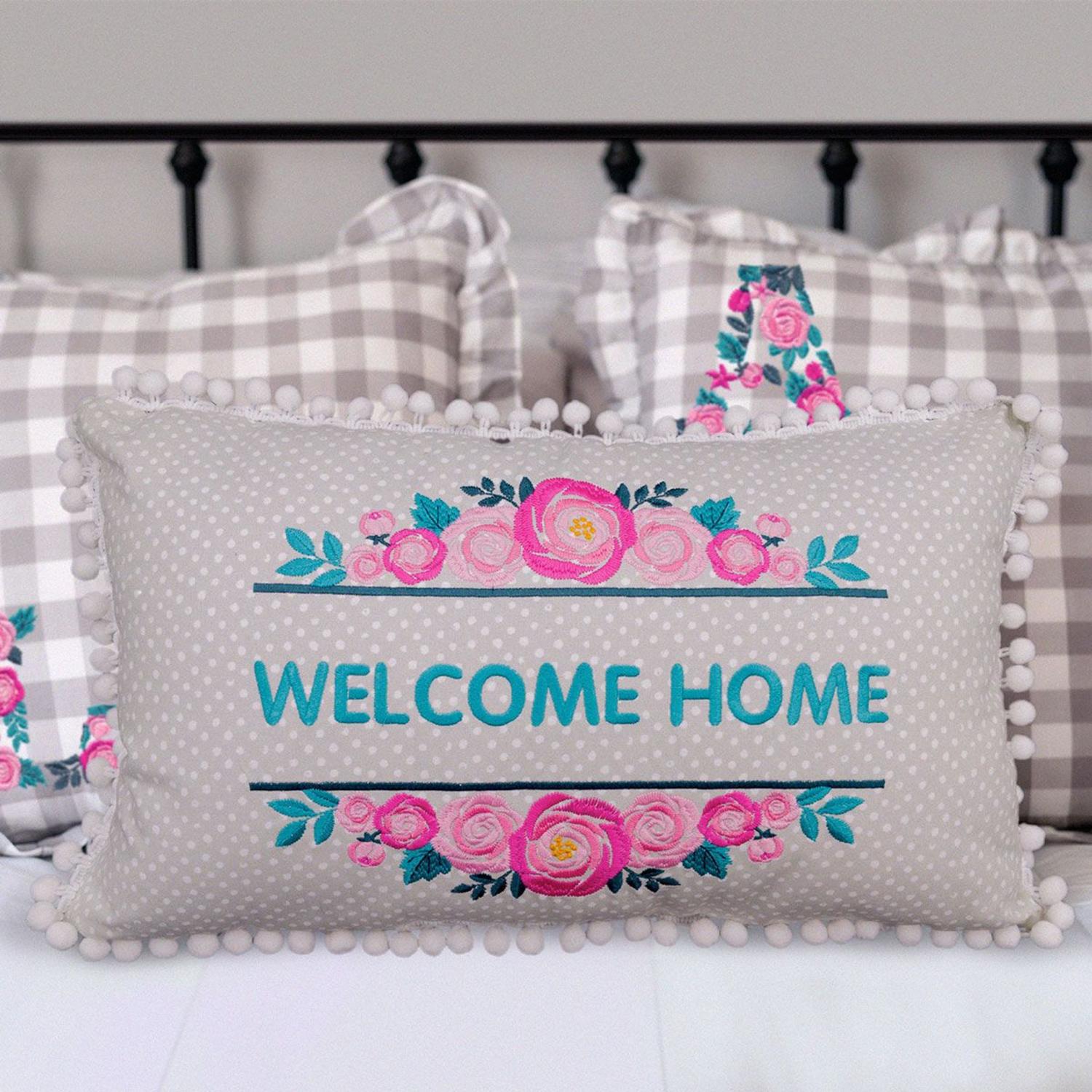 OESD Life Is Rosey Machine Embroidery Designs, USB