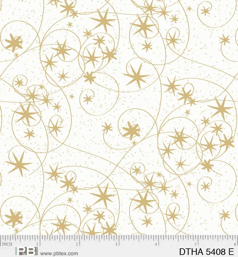 P & B Textiles Deco The Halls, DTHA5408 E, Cream, Jennifer Ellory
