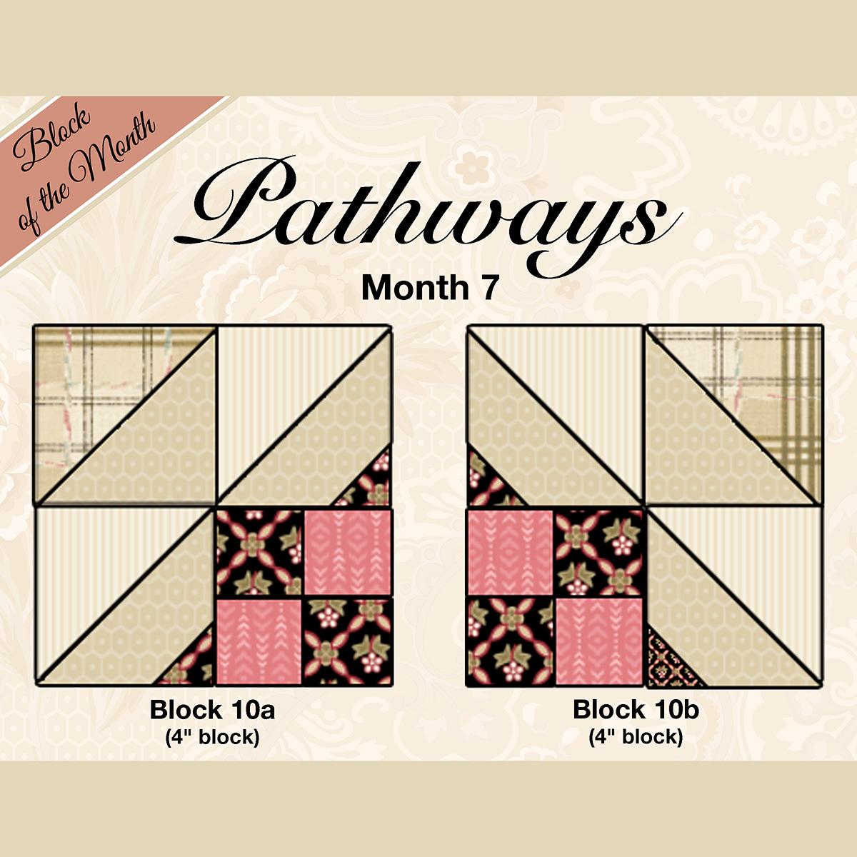 Path Was Block Pathways Block of the Month Kit 6 of 10 – Yoder Department Store