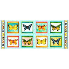 QT Fabrics, Amy Frazer, Fly Free, 1649-27083-X, MULTI