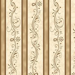 Qt Fabrics Amazing Grace, 1649-24046-A, Tan,