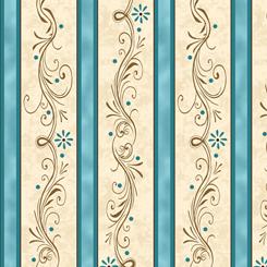 Qt Fabrics Amazing Grace, 1649-24046-Q, Teal,